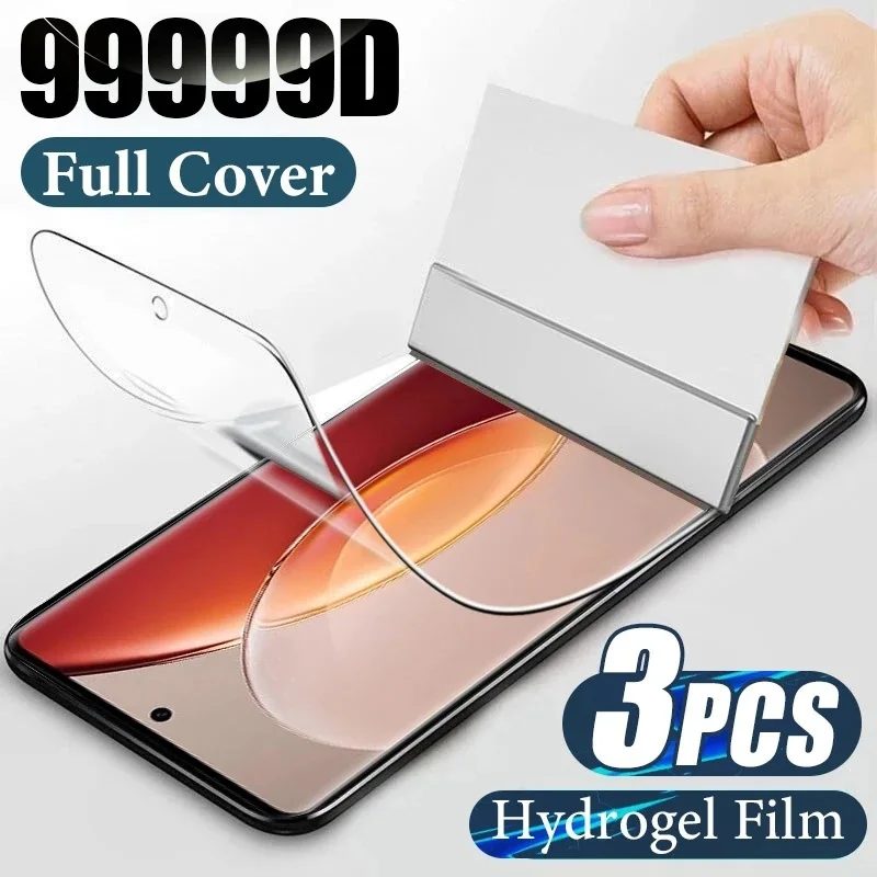Pellicola Protettiva Per Schermo 3 Pezzi Per Oneplus Ace Pro Full Glue Hydrogel Film Per Oneplus Ace Racing 1 + Ace 2 2V Pellicola Protettiva