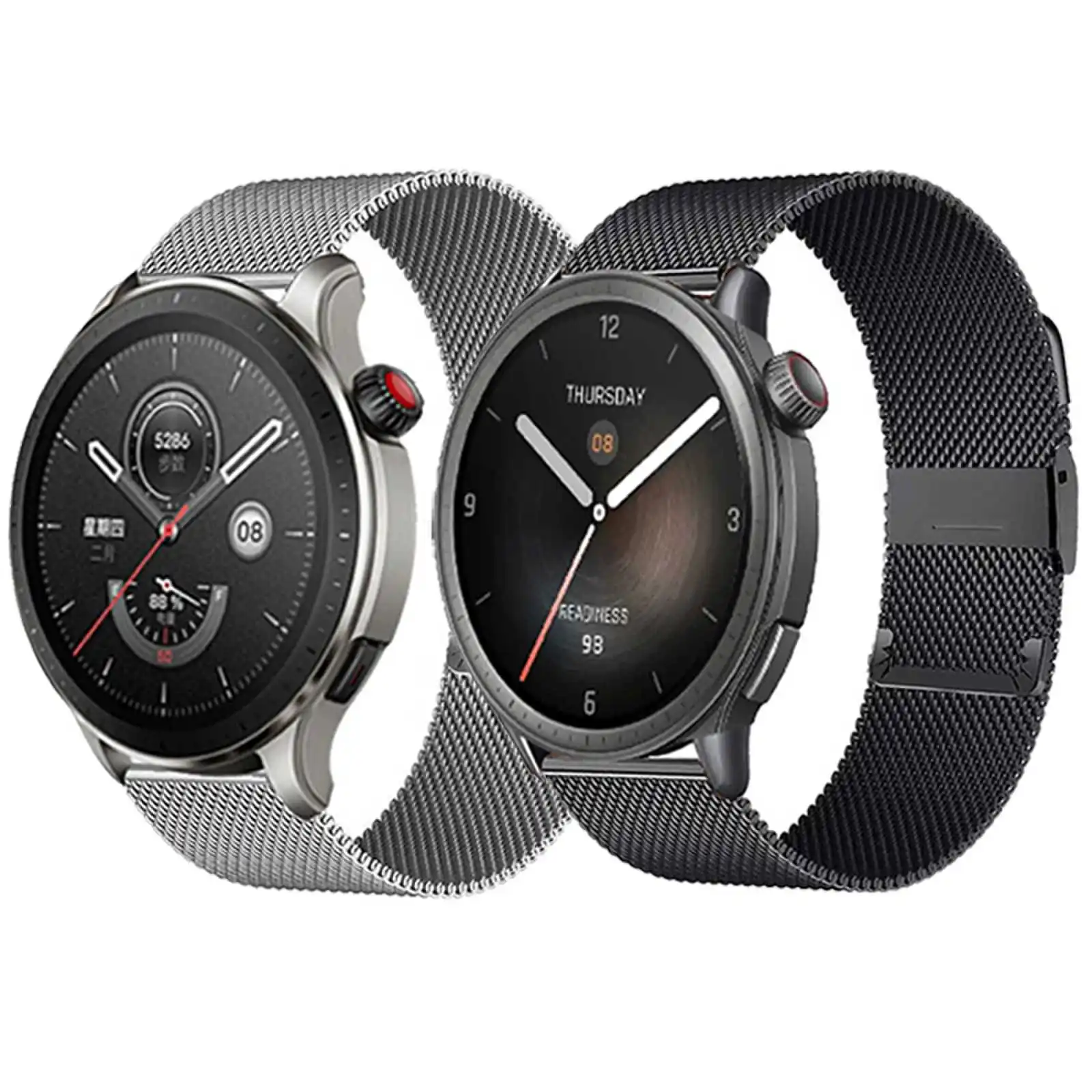 Bracciale Da 22Mm Per Cinturino Amazfit Balance Cinturino Cinturino In Metallo Per Amazfit Gtr 4 3 2 Bip 5 Cinturini Per Amazfit Balance Correa