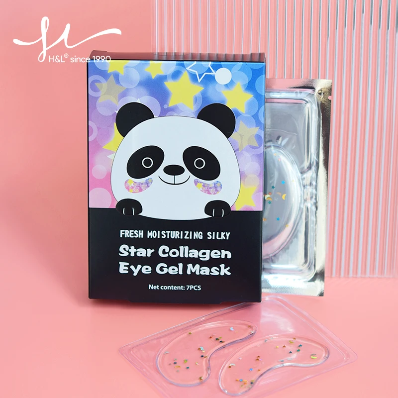 Eye Patch Mask Pink Collagen Eye Pads Anti Rughe Rimuovi Occhiaie Ageless Hydrogel Sleeping Gel Patch Idratante