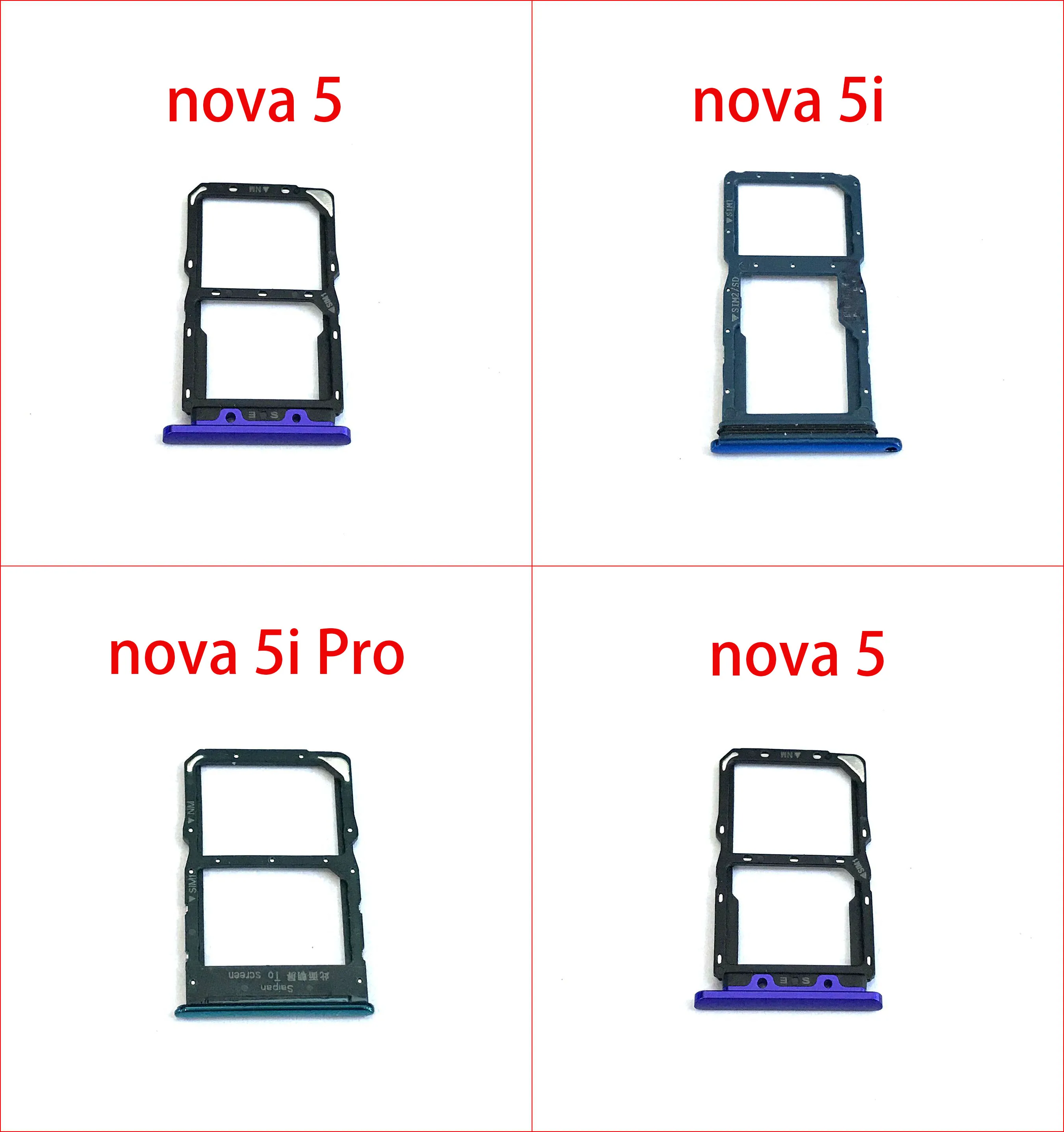 Per Huawei Nova 5 Nova 5 Pro Nova 5I Nova 5I Pro Nova 5T Sim Card Holder Sim Card Slot Card Sleeve