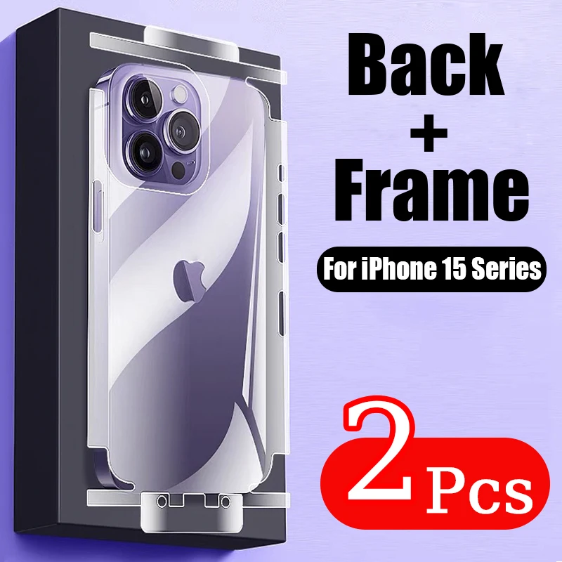 Pellicola Protettiva Per Schermo Posteriore Protezione Completa Per Iphone15 Plus 15 Pro Max Body Wrap Rim Flim Proteccive Per Iphone15 Series