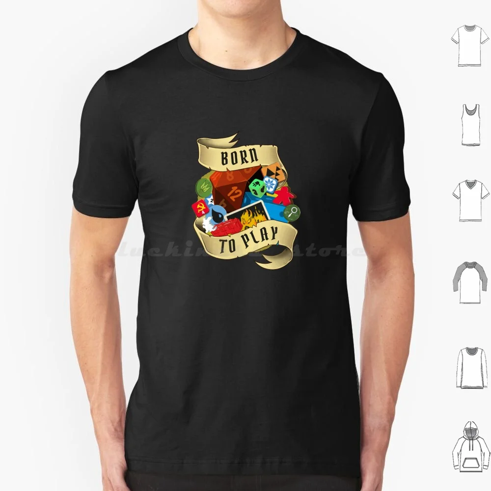 Born To Play T Shirt 6Xl Cotton Cool Tee Boardgames Guanti Terraforming Taste Heroquest Twilight Everdell Role Arkham