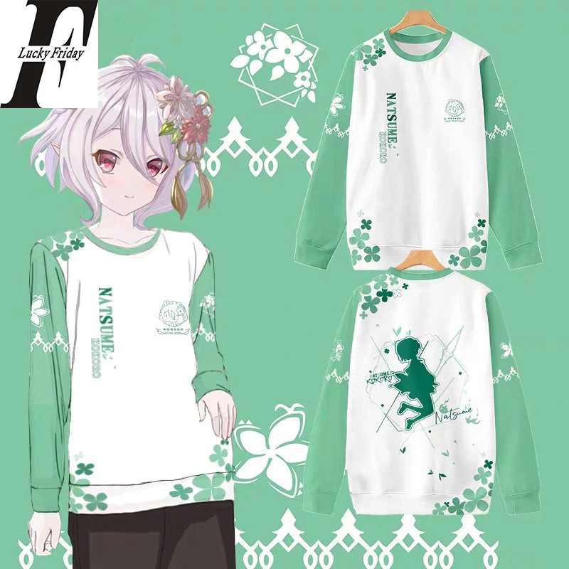 Princess Connect Natsume Kokoro Anime Game Felpe Con Cappuccio 3D Pullover Cosplay Uomo Donna Felpe Senza Cappuccio Top Felpa Con Cappuccio A Maniche 