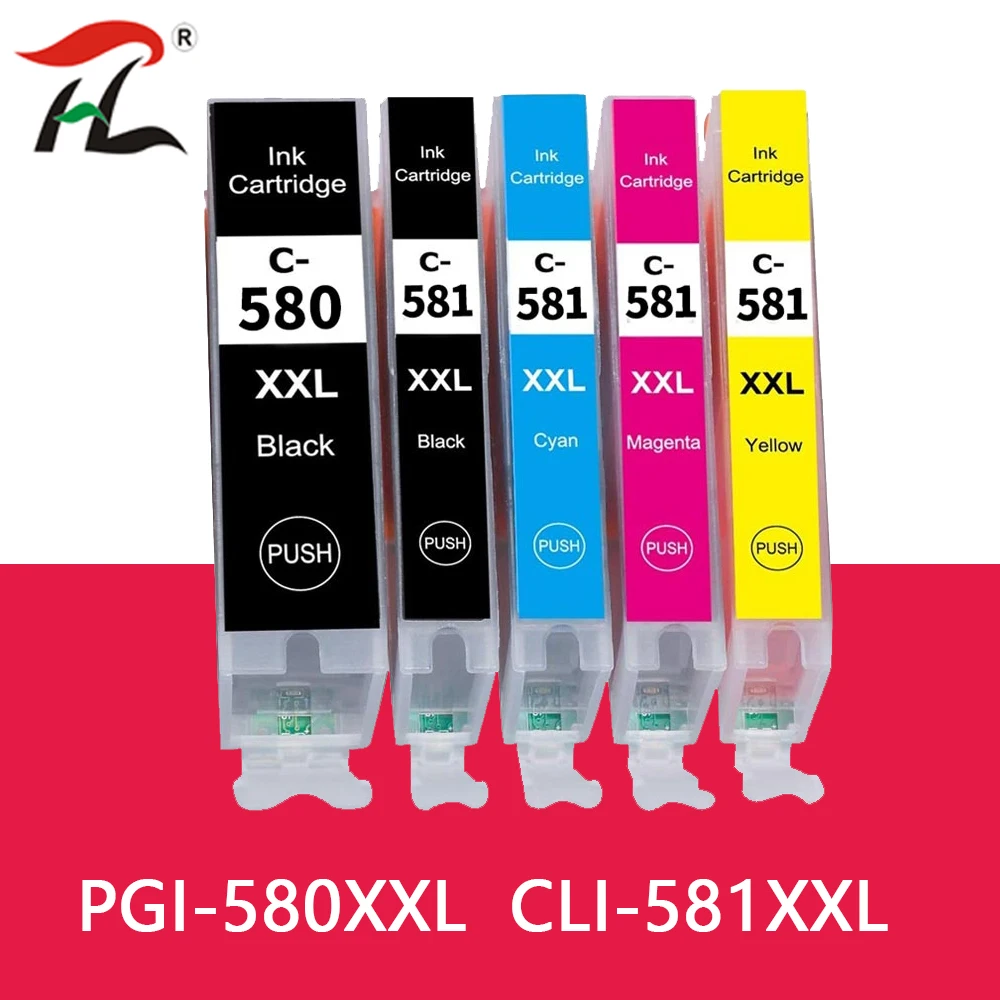Per Canon 580 581 Pgi-580 Cli-581 Pgi580 580Xl Cartuccia Di Inchiostro Per Canon Pixma Tr7550 Tr8550 Tr 7550 Ts6150 Ts6151 Ts 6150 Stampante