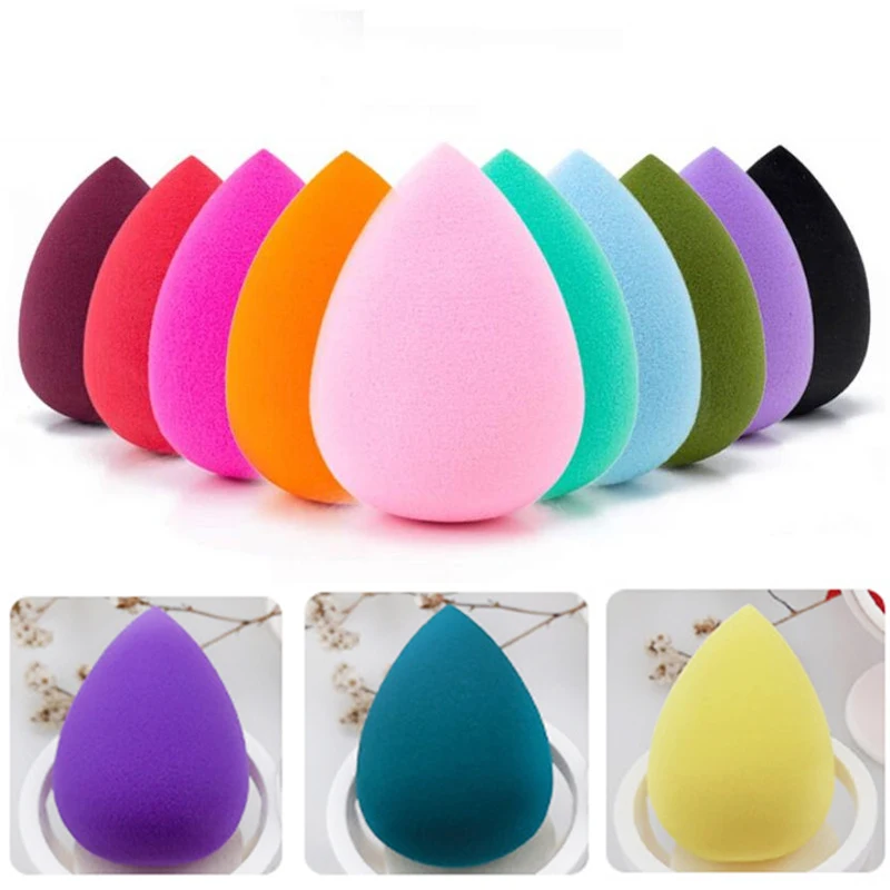 All'Ingrosso 40X60Mm Spugna Per Trucco A Forma Di Goccia D'Acqua Trucco Fondotinta Morbido Puff Correttore Impeccabile Spugna Per Trucco Cosmetico Mis