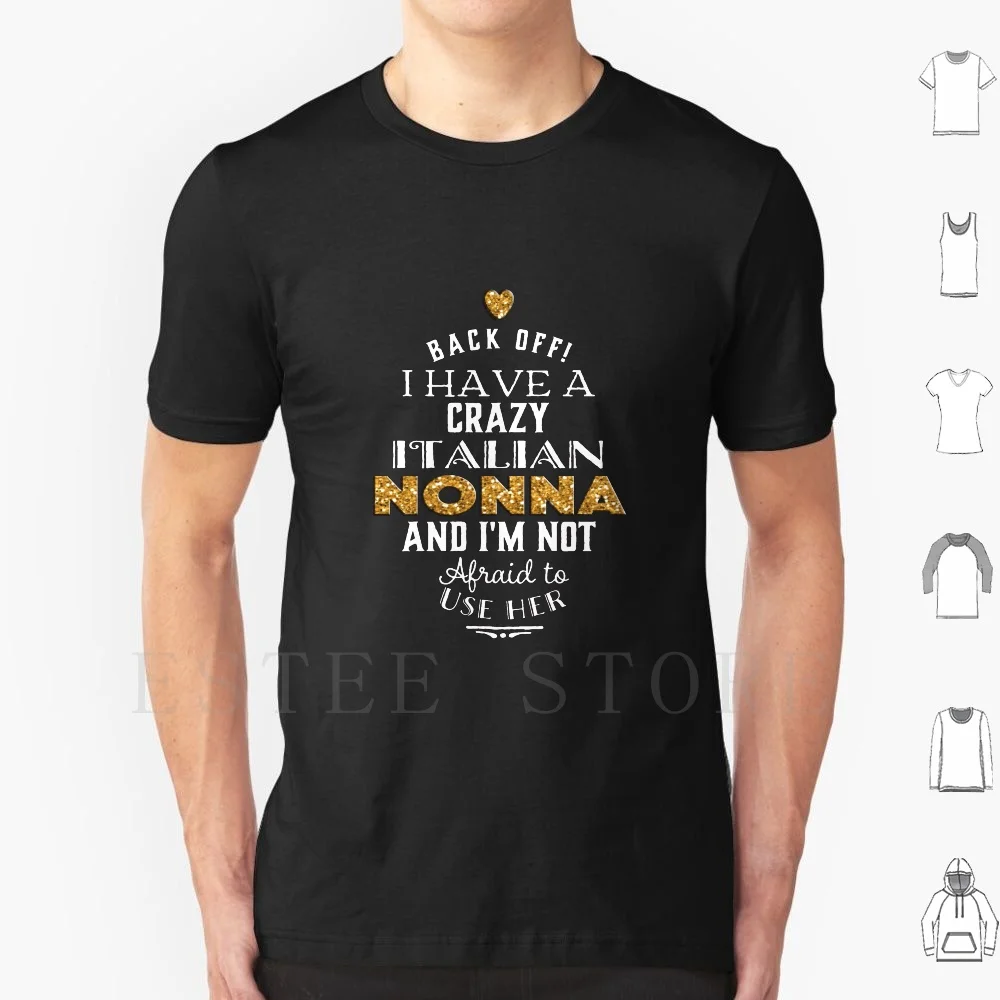 Maglietta Italiana Nonna Cotone Uomo Stampa Fai Da Te Italia Italiano Italia Italia Manica Lunga Italia Baseball Italia