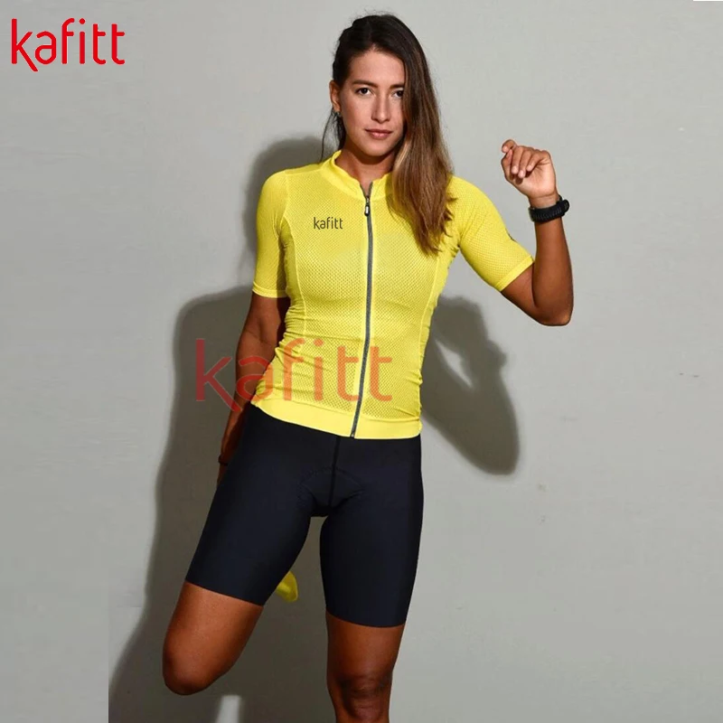 Kafitt Abbigliamento Da Ciclismo Professionale Da Donna Set Di Tute Da Triathlon Kit Di Tute Da Donna Piccola Scimmmia Macaquinho