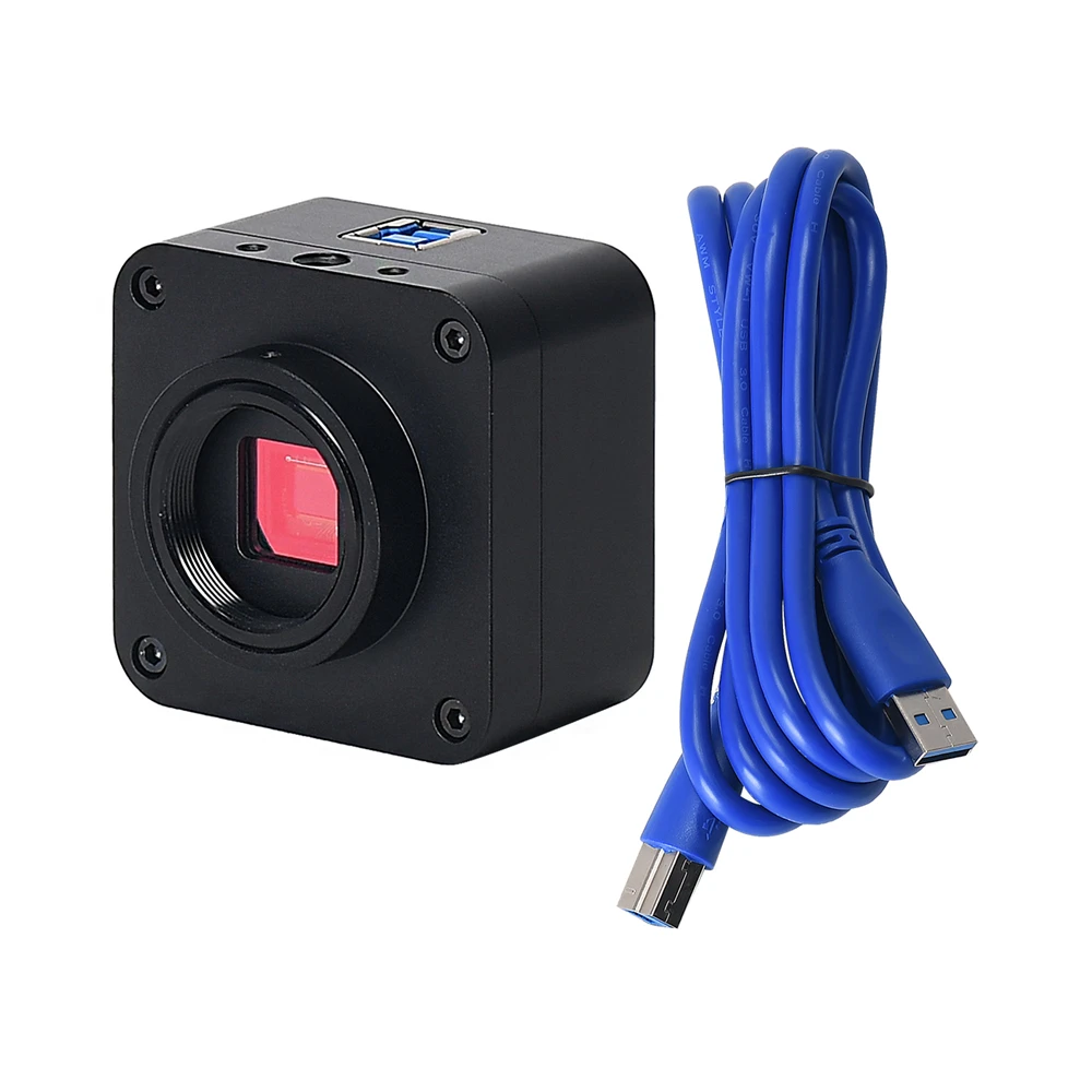 8Mp 4K Sony Sensor Imx Microscopio Fotocamera Uvc Usb Misurazione Oculare Digitale Elettronico Per La Riparazione Pcb Saldatura Astronomia