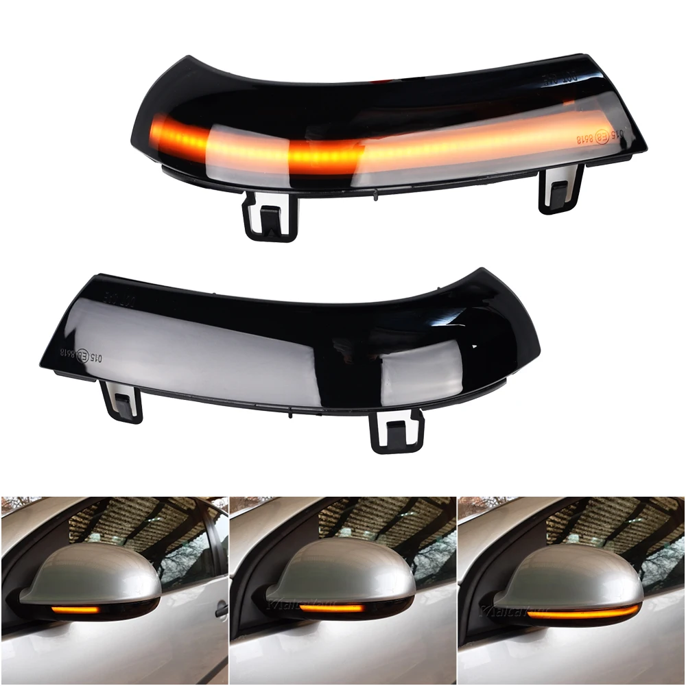 Wasser Blink Dynamische Flieisende Seite Spiegel Led Blinker Licht Fuir Vw Passat B 5,5 B6 R36 R32 Jetta Mk5 Golf 5 Gti Sharan Sup