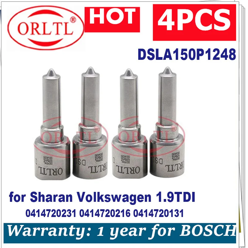 Dsla150P1248 0 433 175 368 Per Sharan Volkswagen 1.9Tdi 0414720231 0414720216 0414720131 Diesel Ugello 4Pcs