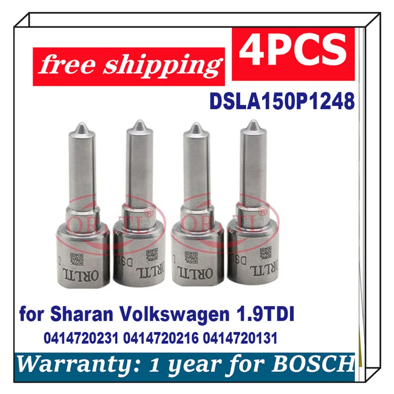 Dsla150P1248 0433175368 0 433 175 368 Per Sharan Volkswagen 1.9Tdi 0414720231 0414720216 0414720131 4Pcs