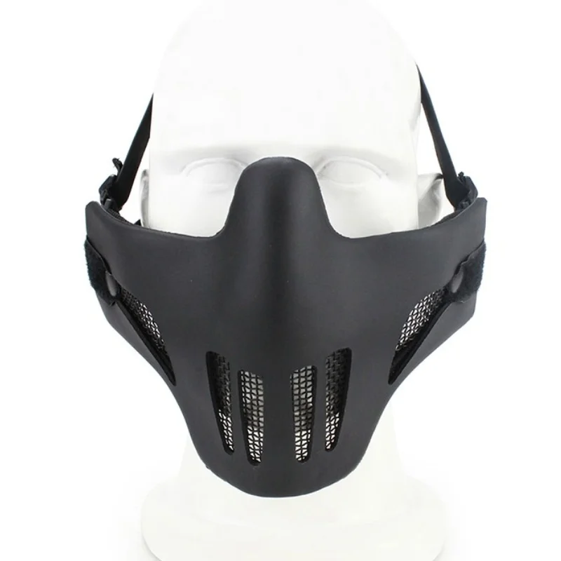 V1 Ghost Recon Style Metal Steel Mesh Half Face Airsoft Paintball Mask Skull Hunting Wargame Military Army Maschere Tattiche
