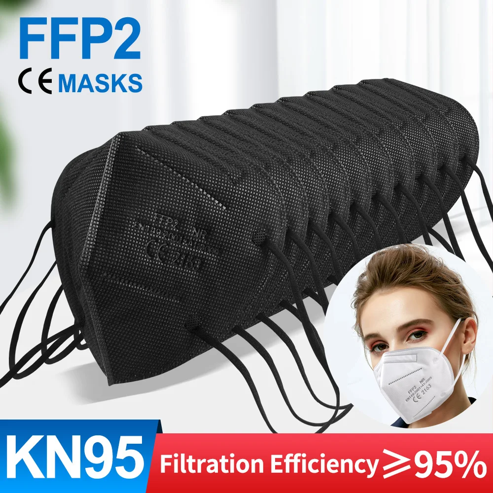 Terrkapjes Ffp2 Mascarillas Safety Kn95 Fpp2 Mascherine Fpp2 Ce Filtro Maschera Ffp2Mask Mascarillas Ffp2Riutilizzabile
