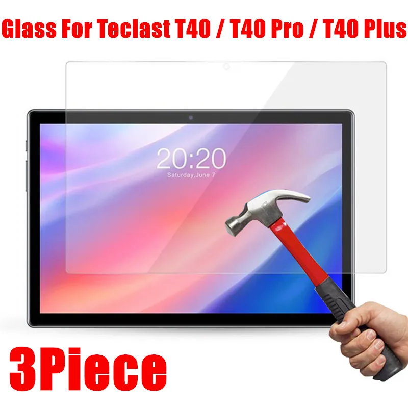 Vetro Temperato Protettivo 3 Pezzi Per Teclast T40 Plus 10.4 "Tablet Pc Tablet Antigraffio Per Vetro Teclast T40 Pro
