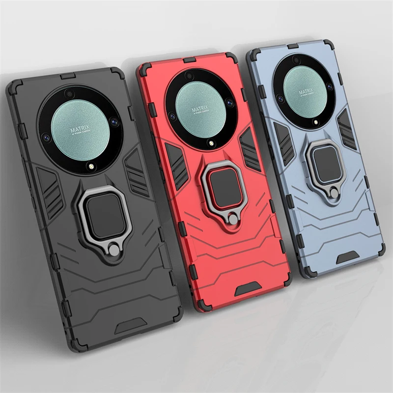 Per Honor Magic 5 Lite 5G Cover Case Huawei Honor Magic 5 Lite 5G Ring Supporto Magnetico Antiurto Fundas Honor Magic 5 Lite 5G