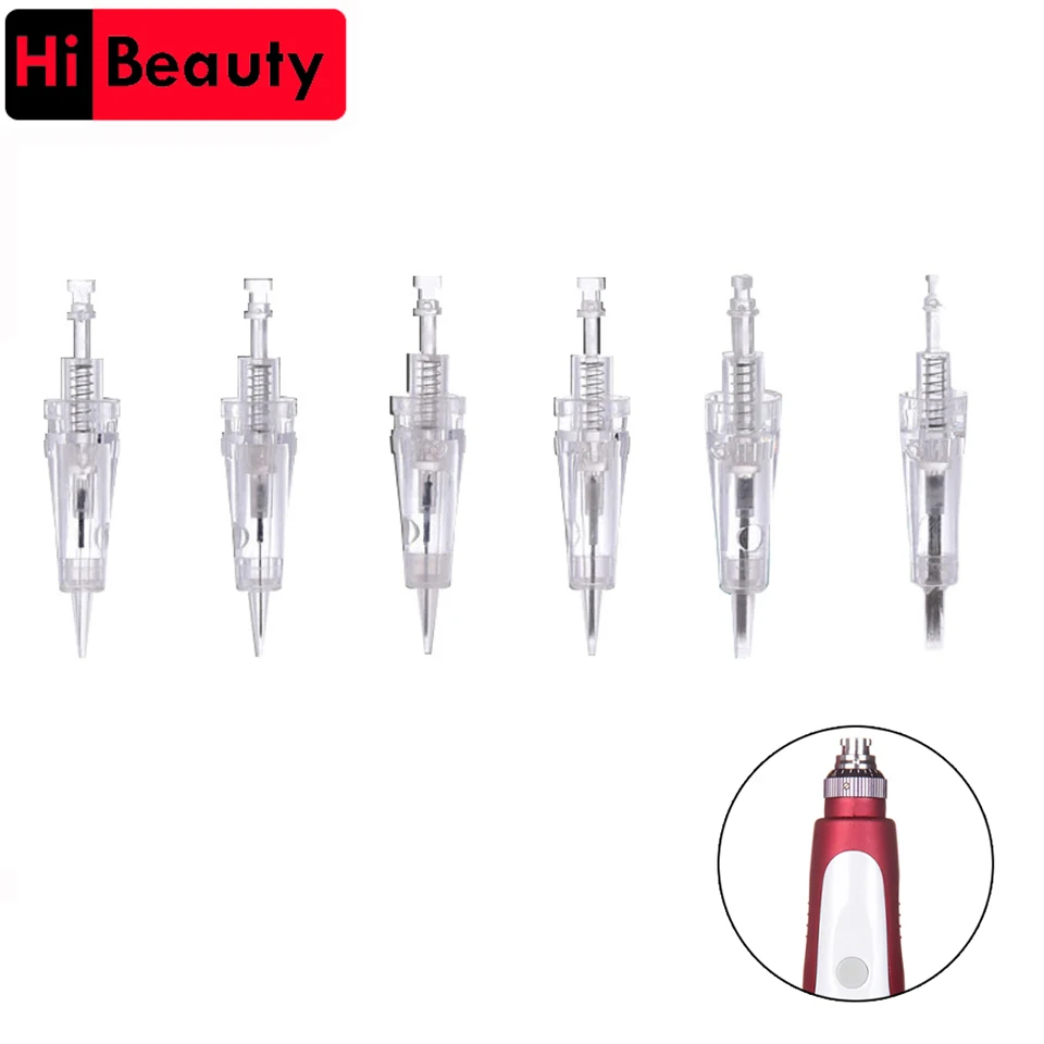 30/50/100Pcs Cartuccia Di Aghi Per Tatuaggio Tatu A Baionetta Usa E Getta Per Microblading Permanente Microblading Labbra Trucco Sopracciglio