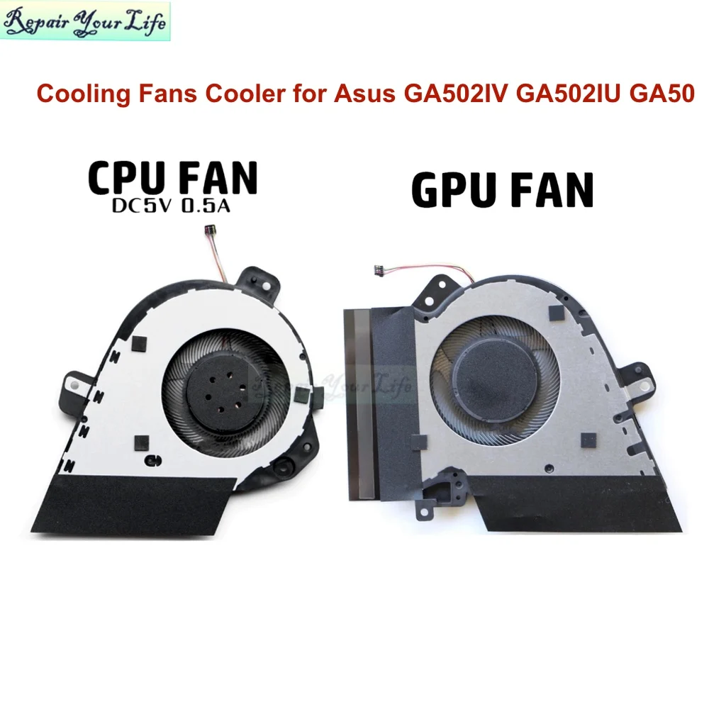 Computer Pc Ventole Di Raffreddamento Dispositivo Di Raffreddamento Per Asus Ga502Iv Ga502Iu Ga502 Gu502 Rog Zephyrus G15 Cpu Gpu Ventole Vgn Fm8F 603