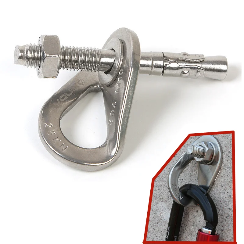 Bullone Di Fissaggio Professionale Per Arrampicata Su Roccia Vite Di Espansione A Punto Fisso Piton Karabiner Rock Piton Nut Attrezzature Sportive All