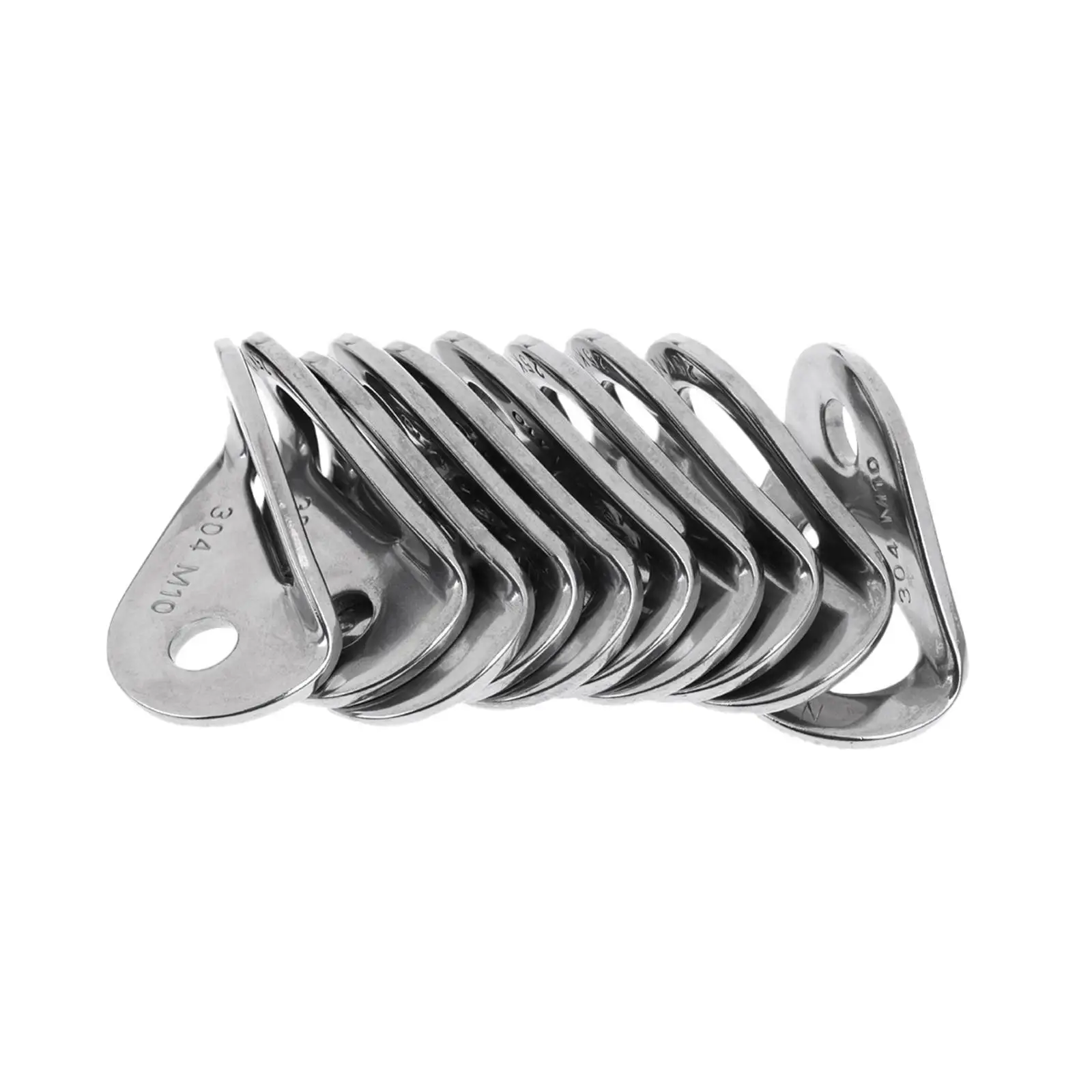 10Pcs Rock Climbing Anchor Bolt Hanger Hardware Punto Fisso Piton Bolt Hanger Per Rigging Piton Sport All'Aria Aperta Speleologia