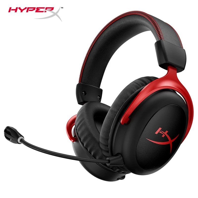 Cuffie Wireless E Cablate Da Gioco Hyperx Cloud 2 Ii Originali Con Microfono Surround Hifi 7.1 Cuffie Da Gioco Per Pc Ps4