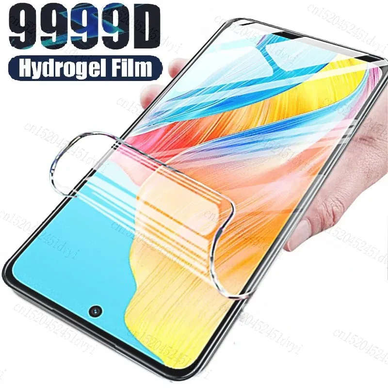 Full Cover Whole Glue Hydrogel Filmfor Oppo A98 5G Screen Protector Oppo A98 5G Film Per Oppo A98 5G Film 6.72 Pollici