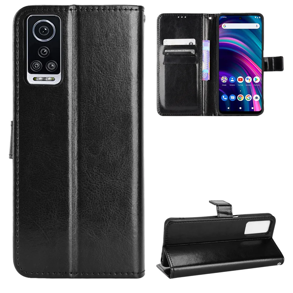 Per Blu G91 Max Custodia Flip Di Lusso In Pelle Pu Portafoglio Cordino Custodia Per Blu G91Max G 91 Borse Per Telefono