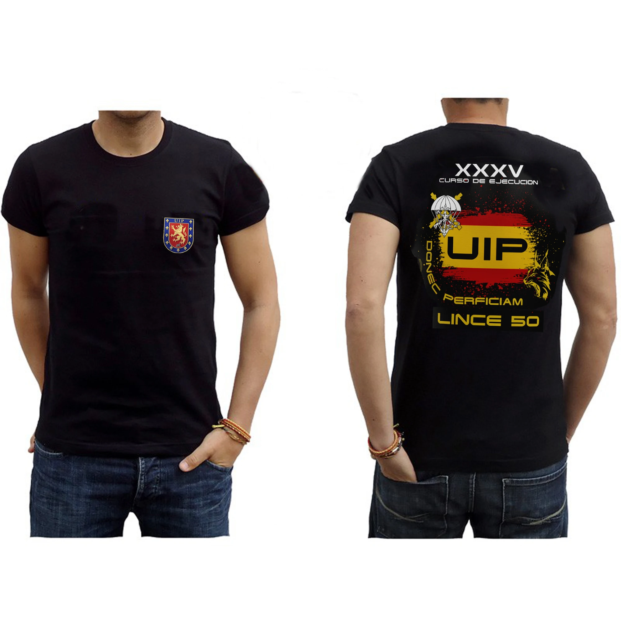 Camiseta Xxxv Promocion Uip Lince 50 Policia Nacional Spagnolo