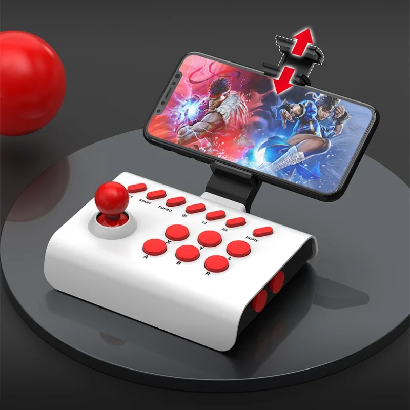 Bsp-Y01 Mini Wireless Joystick Arcade Per Ps3/Ps4 Switch Steam Console Games Control Rocker Pc Android Ios Controller Gamepad