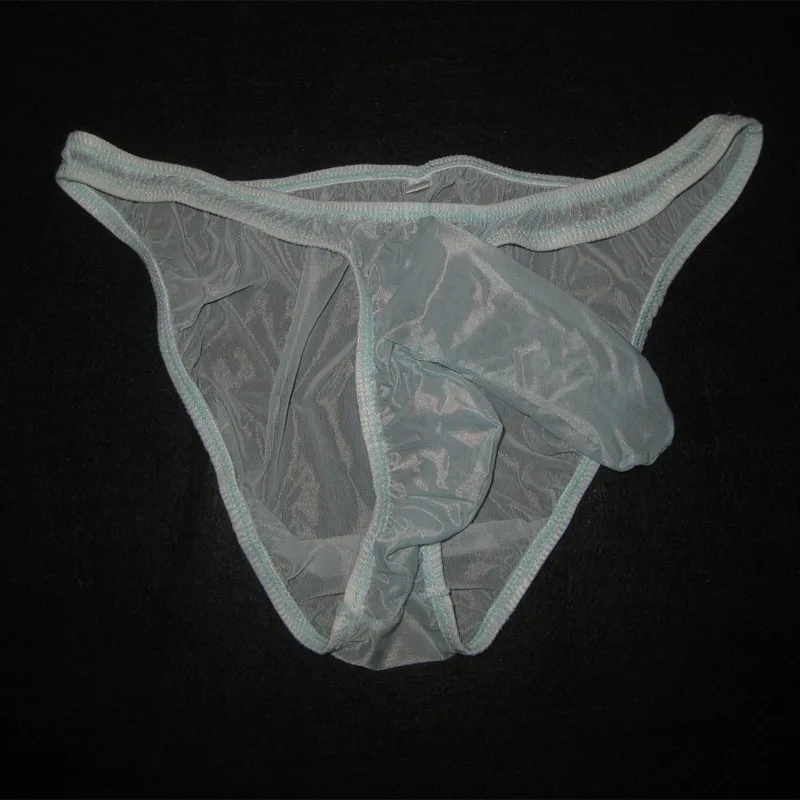 Intimo Uomo Gay Slip In Tessuto Trasparente Lyca Slip Morbidi Per Uomo Sexy Con Custodia Per Pene