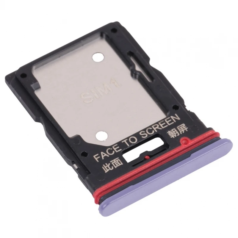Vassoio Per Sim Card Compatibile Per Xiaomi Redmi Note 11 Pro 4G 5G Pro + Purple # Xiaomi Redmi Note 11 Pro 4G (2201116Tg) # Xiaomi Redmi Note 11 Pro 