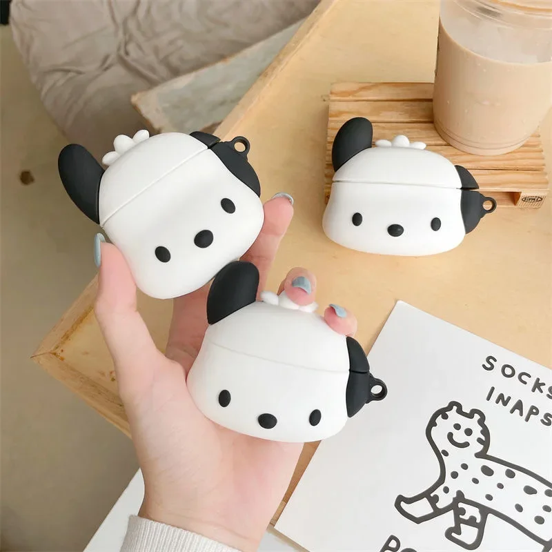 Sanrio Pochacco Cartoon 3D Per Airpods 1 2 Airpods 3 Pro Custodia Iphone Accessori Per Auricolari Cover Morbida In Silicone Anti-Goccia