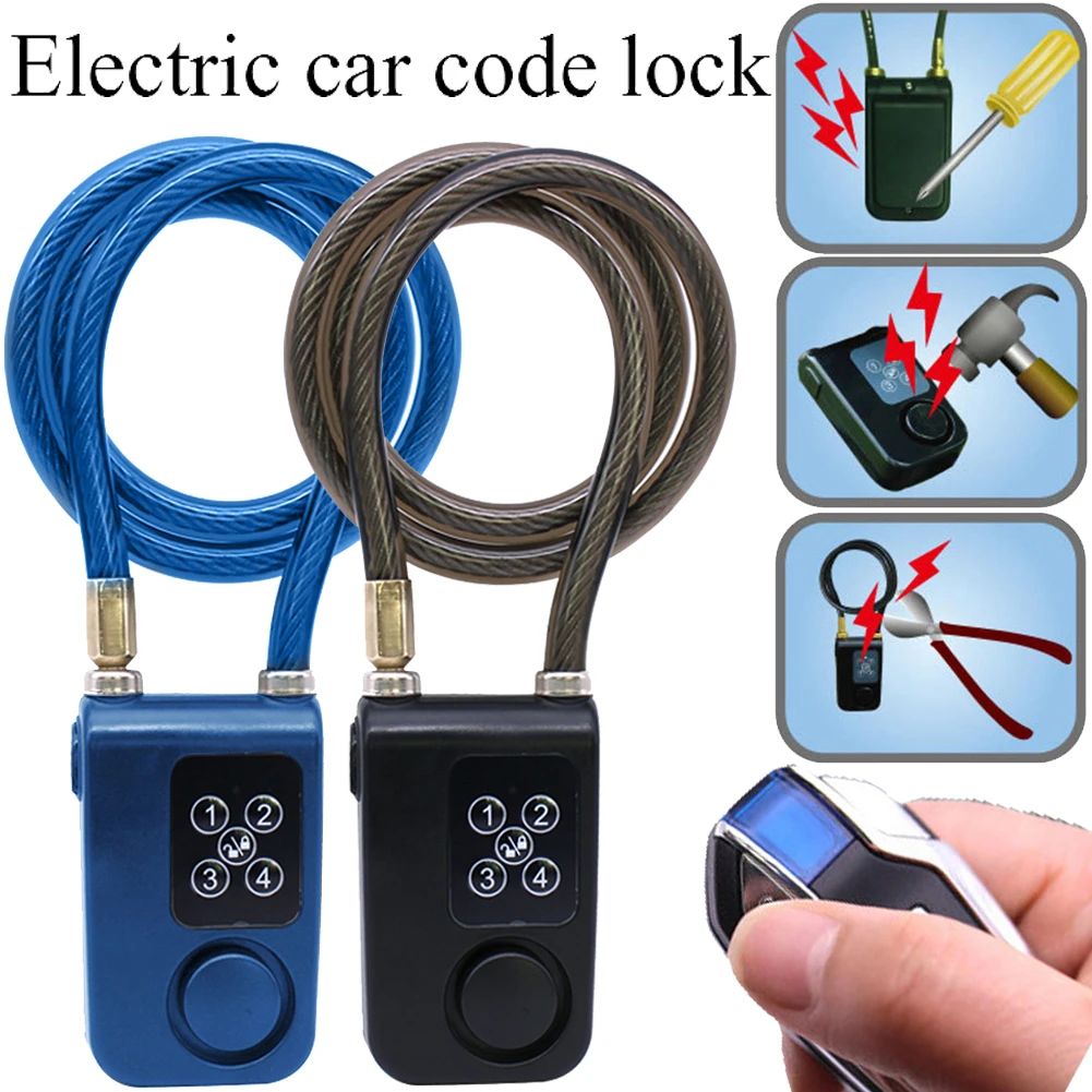 Bluetooth Bike Motorcycle Lock Alarm Antifurto Security Wireless Remote Control Alarm Lock System Per Door Outdoor Cycling Bike