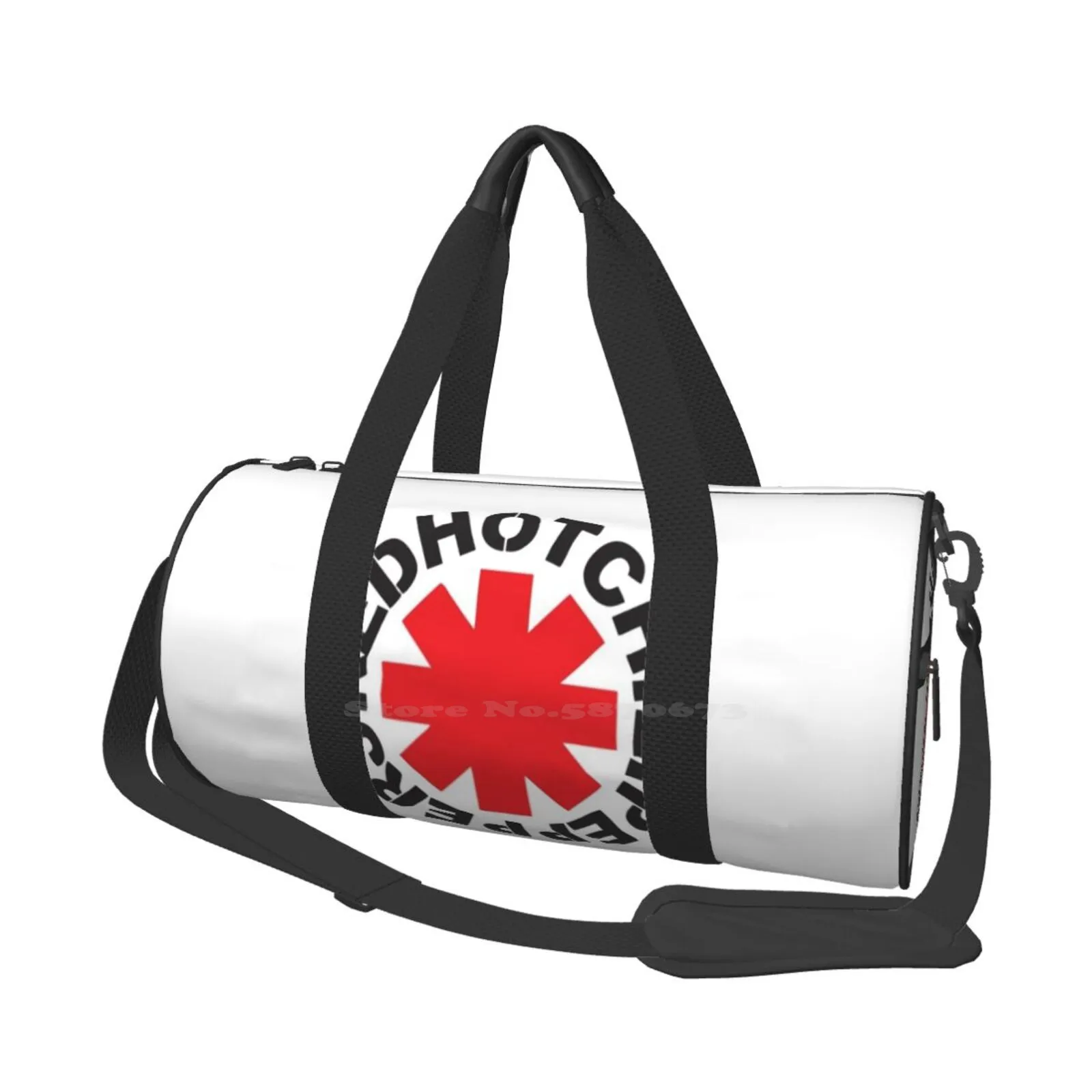 The Peppers Band Rock Borsa A Tracolla Shopping Storage Bags Satchel Uomo Donna Peperoncino Rosso Caldo