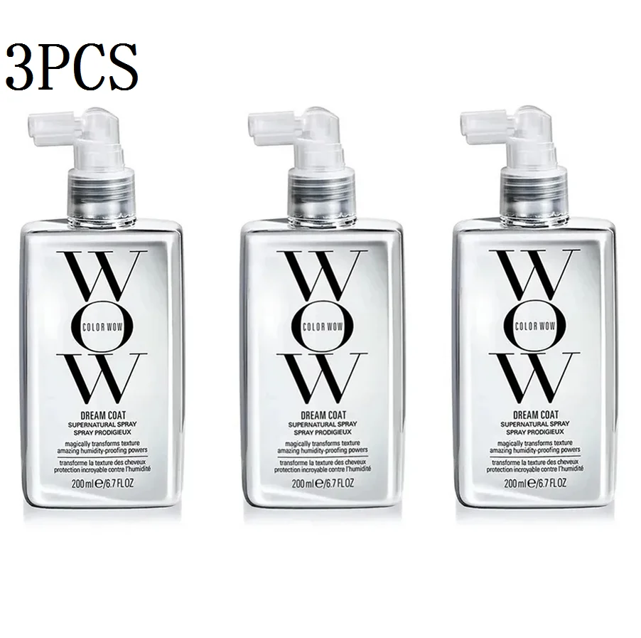 3 Pz 200Ml Colore Wow Dream Coat Hair Styling Spray Anti-Crespo Capelli Idratante Gel Hair Styling Nutriente Cura Crema Capelli End
