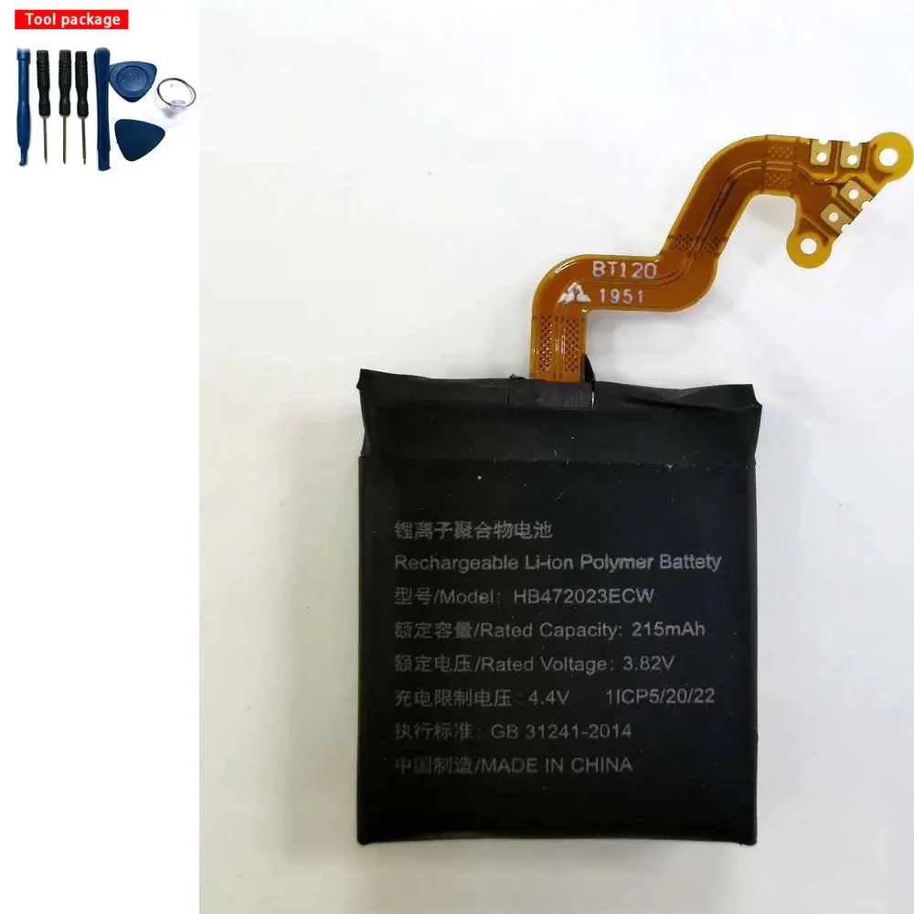 Nuove Batterie 3.82V 215Mah Per Batteria Smartwatch Huawei Gt2