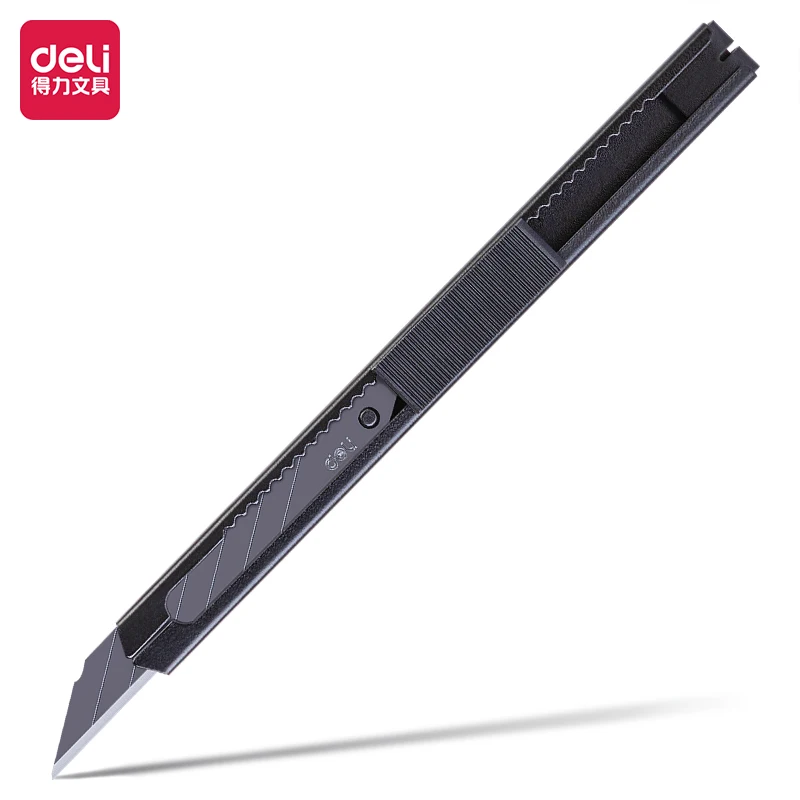 1 Pz Deli Td201 Auto- Lock Art Utility Knife Pen Knife Express Box Knife Paper Cutter Craft Wrapping Cancelleria