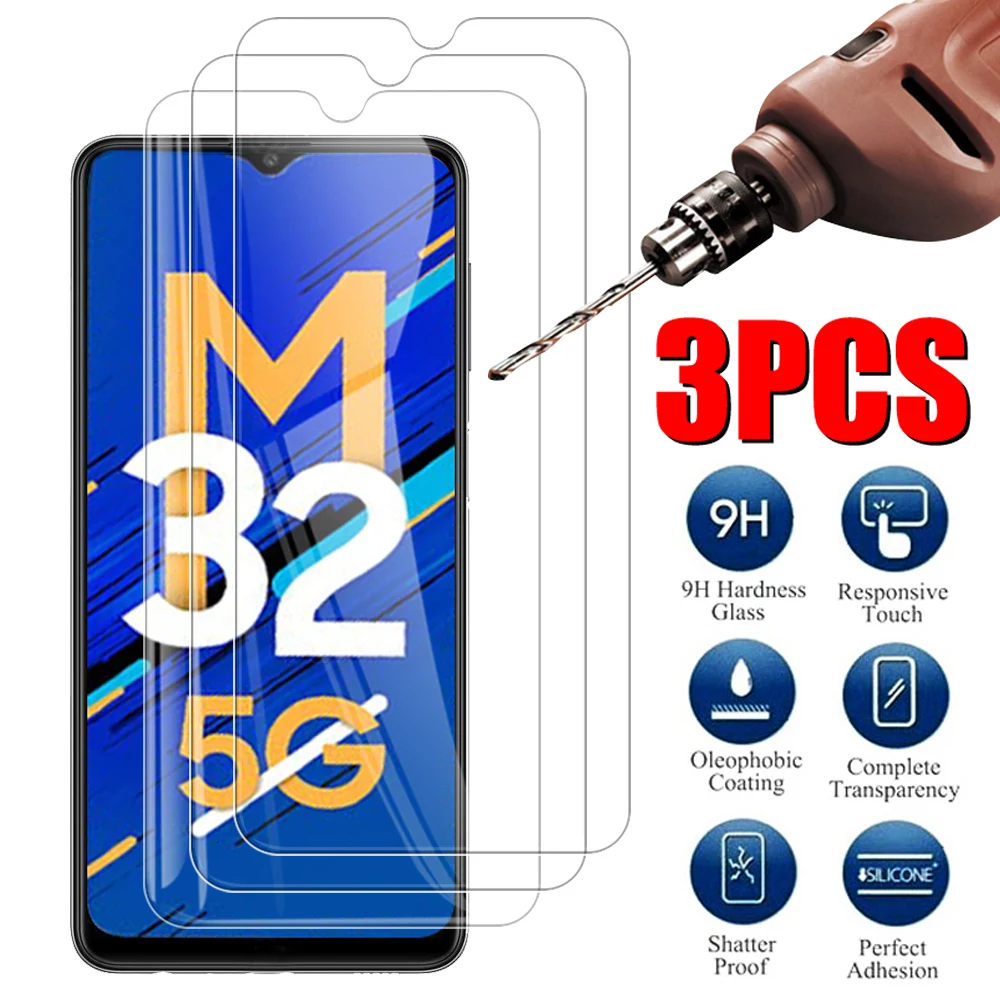 3 Pezzi Di Vetro Protettivo Hd Per Samsung Galaxy M32 5G 6.5 "Vetro Temperato Per Samsung M32 5G Galaxi M32 M32 Pellicola Trasparente Per Schermo