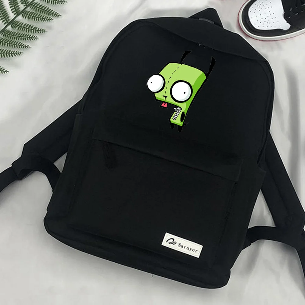 Invader Zim Mochilas Bolsas Mochila Kawaii Designer School 2022 Borsa Da Donna Girl Backpack