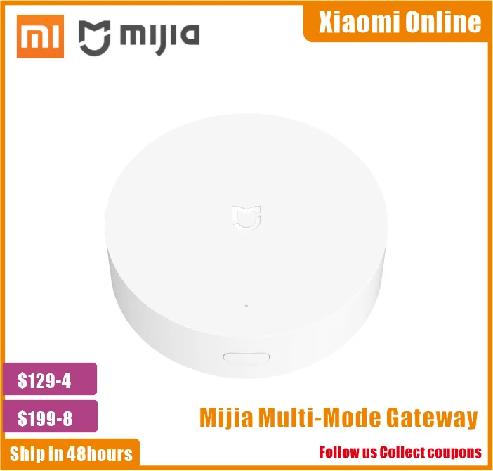Xiaomi Mijia Gateway Multimodale Zigbee 3.0 Wifi Bluetooth Mesh Hub Voice Remote Control Funziona Con L'App Mi Home Apple Homekit