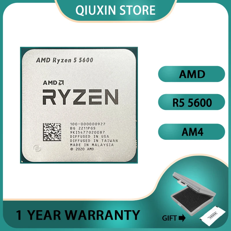 Muslimamd Ryzen 5 5600 100-000000927 Muslimam4 R5 5600 3,5 Veges Terrier Milwaumuslimatexlimatexayn 7 Raum2 L3 = 32M