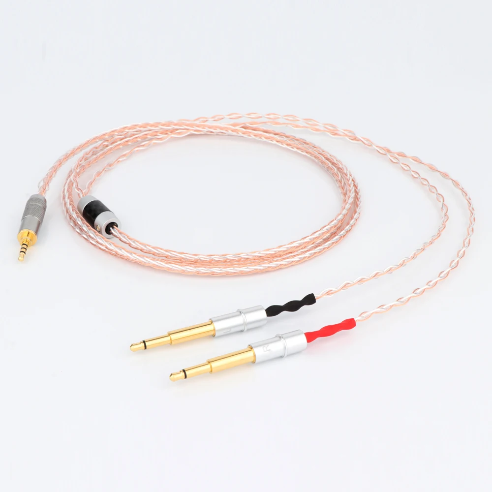 Preffair Occ + Cavo Updater Hifi Ibrido Placcato Argento Con Maschio Bilanciato Da 2.5Mm Per Cuffie Meze99 Classics 99Neo Neo Noir