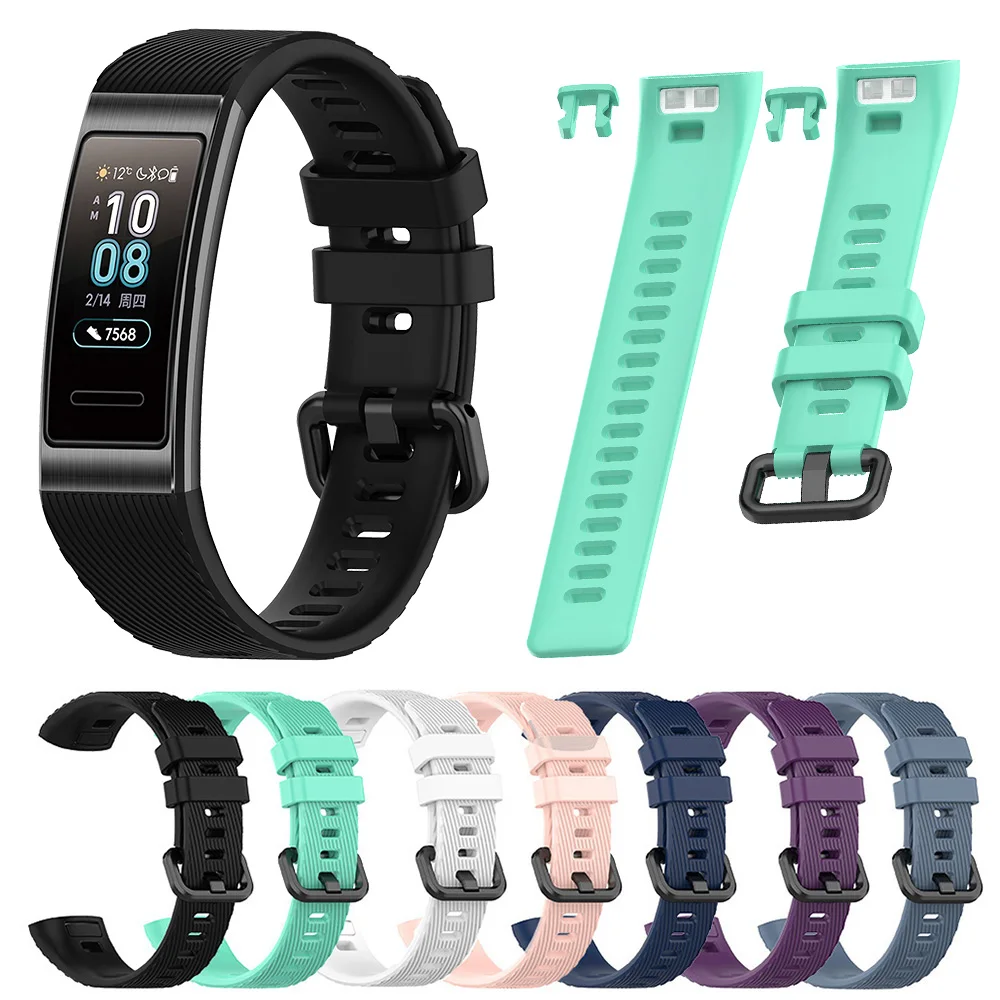 Cinturino Da Polso In Silicone Per Huawei Band 4 Pro Ter-B29S Cinturino Di Ricambio Per Huawei Band 3 Ter-B09/Band 3 Pro Ter-B29