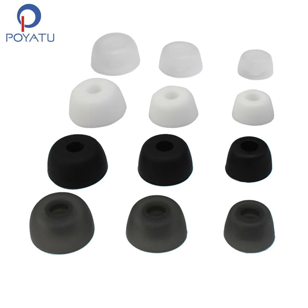 Poyatu Auricolari Suggerimenti Auricolari Auricolari In Silicone Per Jabra Elite 75T 65T Sport Attivo In Auricolari Auricolari Auricolari Di Ricambio 