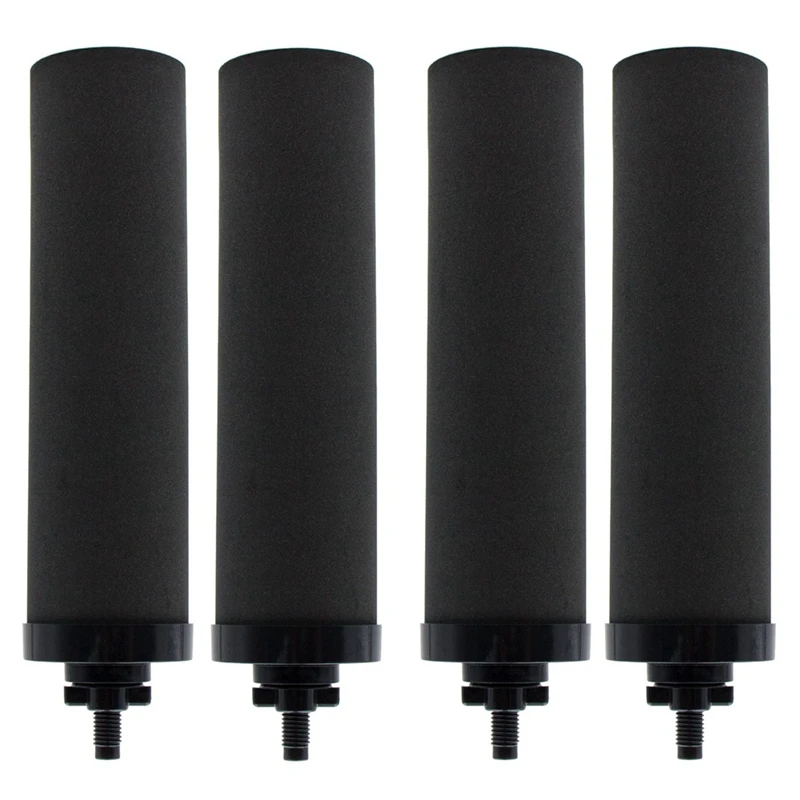 Parti Di Ricambio Per Filtro Dell'Acqua Da 4 Pezzi Nero Per Filtri Berkey Bb9-2 Per Sistema Di Filtraggio Dell'Acqua Alimentato A Gravità