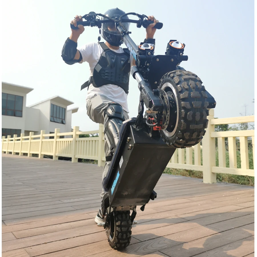 5000W 90 Km/H 130Km A Lungo Raggio Fuoristrada Adulto Pieghevole Monopattino Elettrico E Scooter Con Sedile