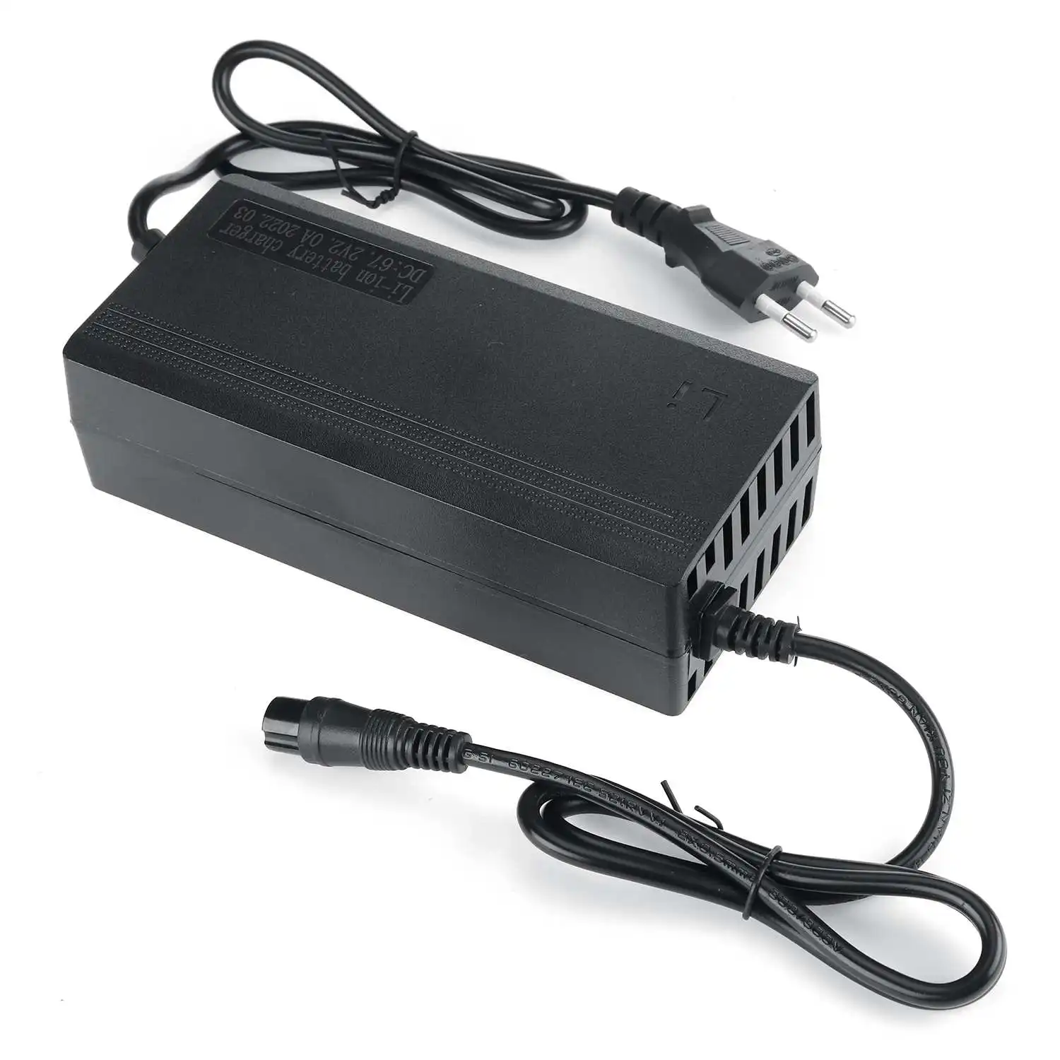 Caricabatterie Al Litio Laotie 60V 2A Caricabatterie Per Scooter Elettrico 100-240V Caricabatteria Agli Ioni Di Litio Per Es19 Ti30 Es18P Sr10