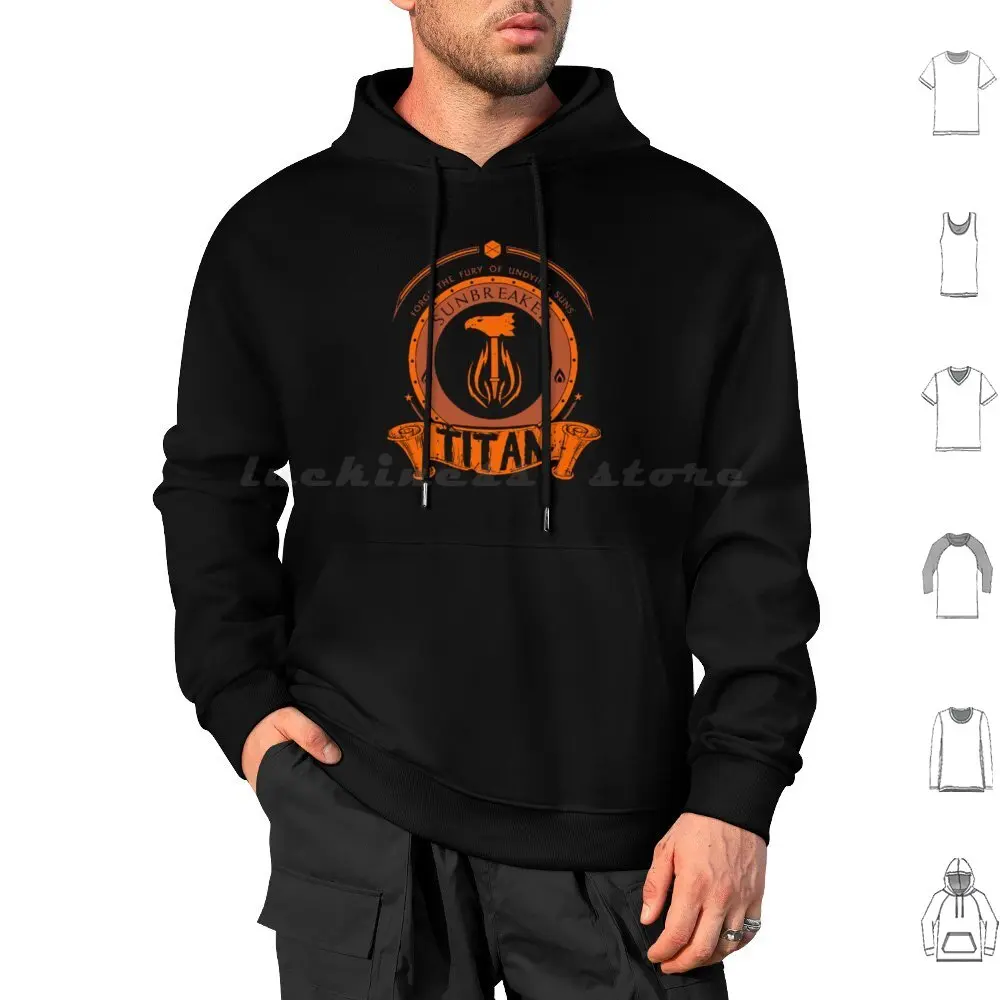 Sunbreaker-Limited Edition Felpa Con Cappuccio In Cotone Manica Lunga Destiny 2 Destiny Destiny2 Destiny The Game 6 Exotic Titan Warlock Hunter