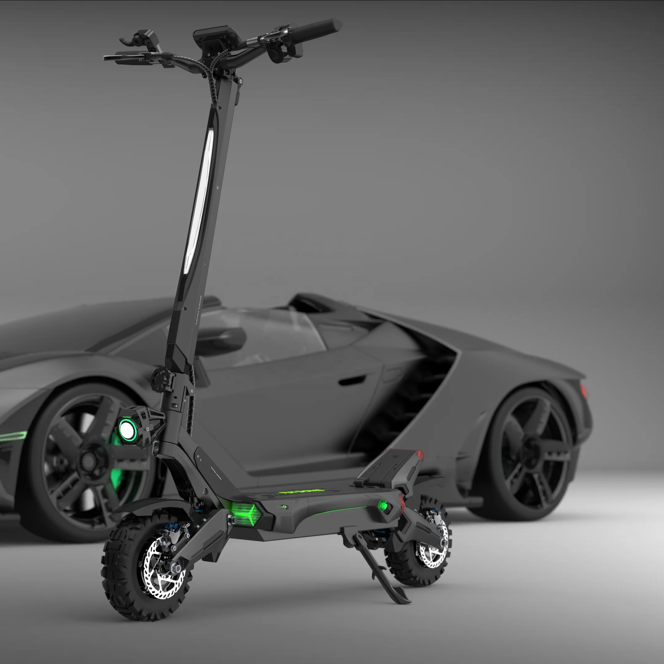 Nanrobot 2000W N6 Potente E-Scooter Anteriore E Posteriore Doppio Motore Scooter Elettrico Personalizzato
