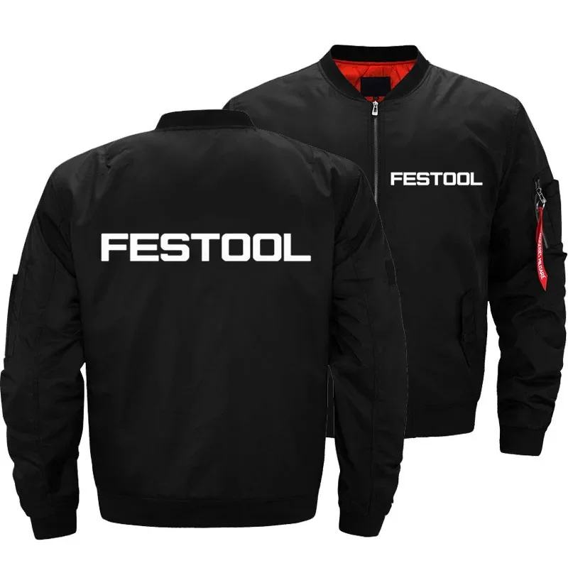 Femool Tools Ma-1 Giubbotto Bomber Con Cerniera Da Uomo Giacca Da Moto Da Viaggio Casual Quotidiana Cappotto Spesso Invernale Giacca A Vento Calda