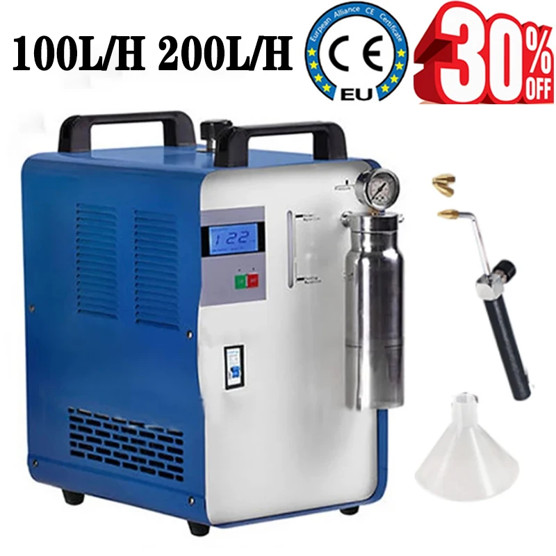 200L/H Lucidatrice A Fiamma Acrilica Lucidatrice Elettrica Per Ossigeno Idrogeno Rettificatrice Hho Generator 220V/110V